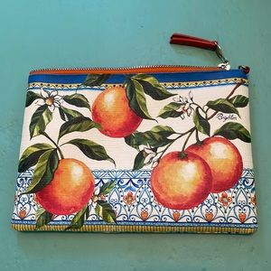 Brighton Casablanca Large Pouch/Wristlet AND bonus:  Brighton Clear Tote